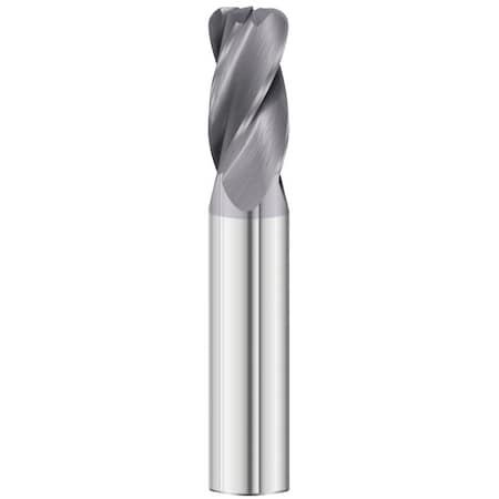 4-Flute - 30° Helix - 3200 GP End Mills, TIALN, RH Spiral, Corner Radius, Standard, 5/8